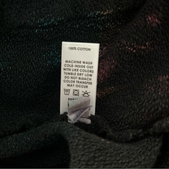 COTTON CITIZEN Oversized Brooklyn Tie-Dye Hoodie Black - Picture 13 of 13